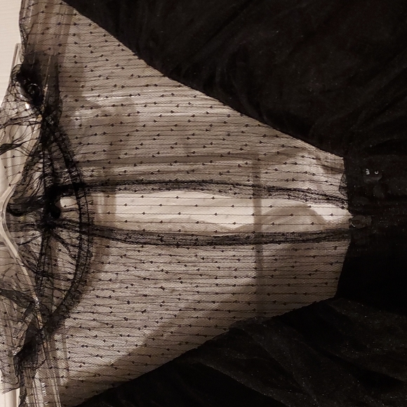 NWOT Women's Shein Black Mesh Lace Dress Size M - Picture 2 of 8